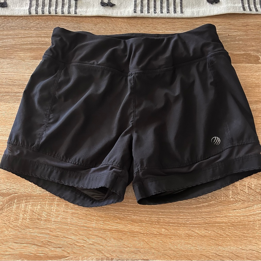 Black MPG soccer athletic xs Shorts mesh detail workout CrossFit running